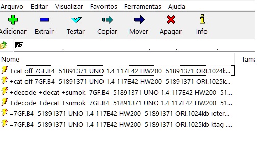 UNO 1.4 ARQUIVO original e decat e decode 7GF.B4 51891371 UNO 1.4 117E42 HW200 51891371 KTAG E IOTERMINAL UNO 1.4 - Imagem 3