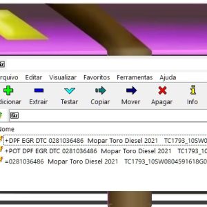 Toro , 0281036486  Mopar Toro Diesel 2021   TC1793  0281036486 EDC17C69 1793 P1618_G07C_C69 1618 EDC17C69 10SW080459 22618 10SW080459002000 10SW0804591618G07C P1618_G07C_C69