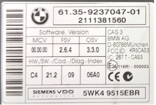 ARQUIVO PARA DESATIVAR A TRAVA DIREÇÃO DA BMW CAS NUMERO ELV OFF , CANCELAR A TRAVA DE DIREÇAO BMW CAS3, C4, 21.2 ,09, 06A0, 3.3.0, 2.64, 61.35-9237047-01 2111381560, 5WK4 9515EBR, ELV OFF, TRAVA OFF - Imagem 2